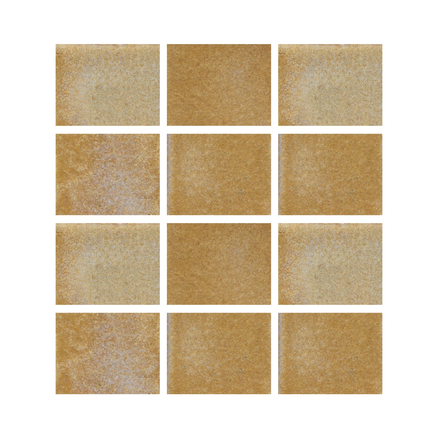 Coffee Cake glaze with iron spots a golden yellow color